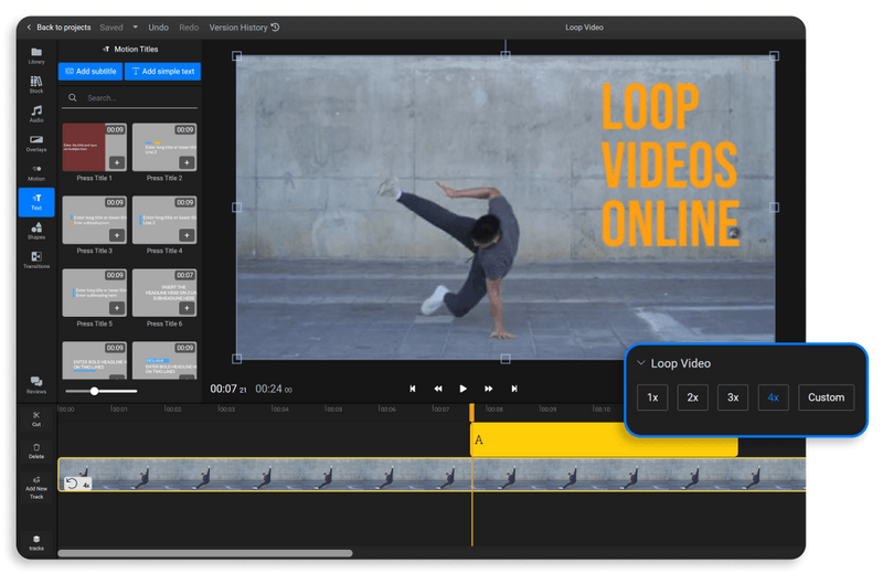 Documented Loop Video Flixier Loop Video: Create Captivating Looped Videos