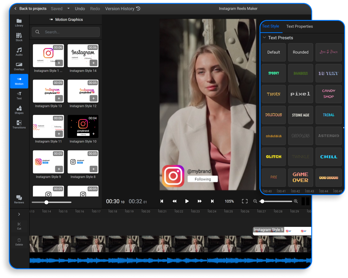 Instagram Reel Maker Create Instagram Reels Easily Flixier