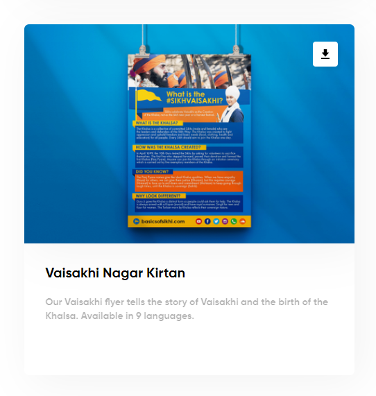 Vaisakhi leaflet image