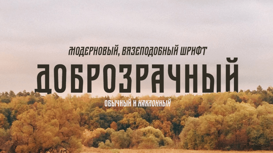12 лучших шрифтов за эту неделю