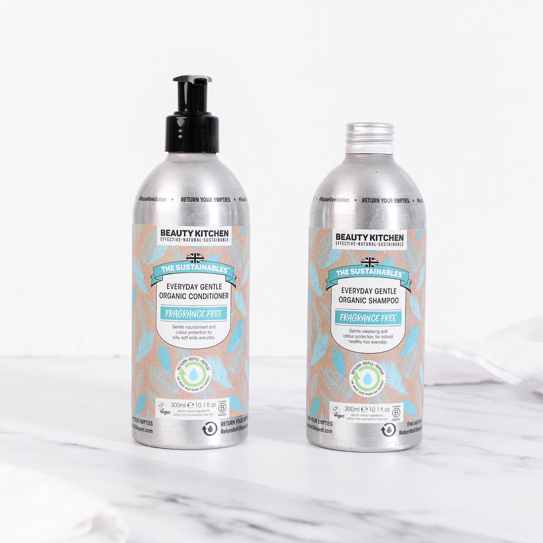 Everyday Gentle Organic Shampoo & Conditioner Collection | Beauty Kitchen