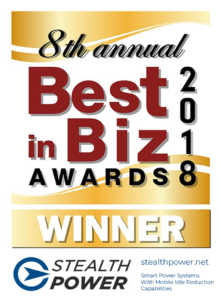 Stealth Power was awarded gold in the "Company of the Year - South U.S." category