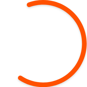 semi-circle that surrounds the headshot of a Virtual Assistant
