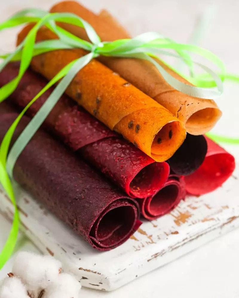 Strawberry Kisses Fruit Roll Ups Commercial Dehydrators