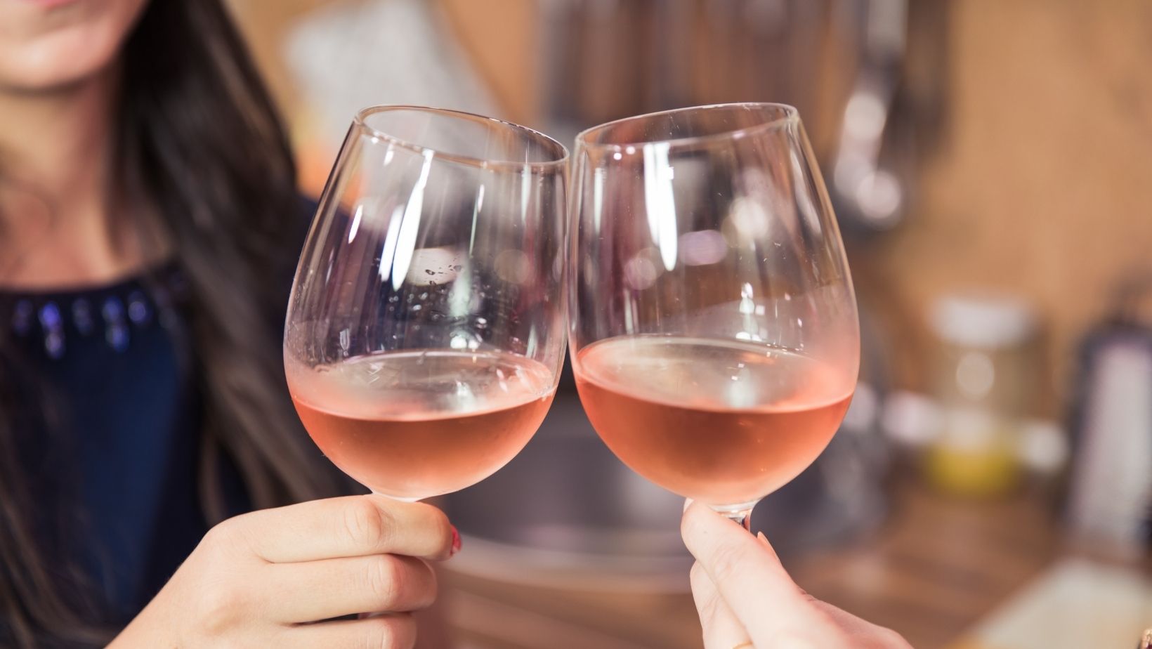 clinking wine glasses