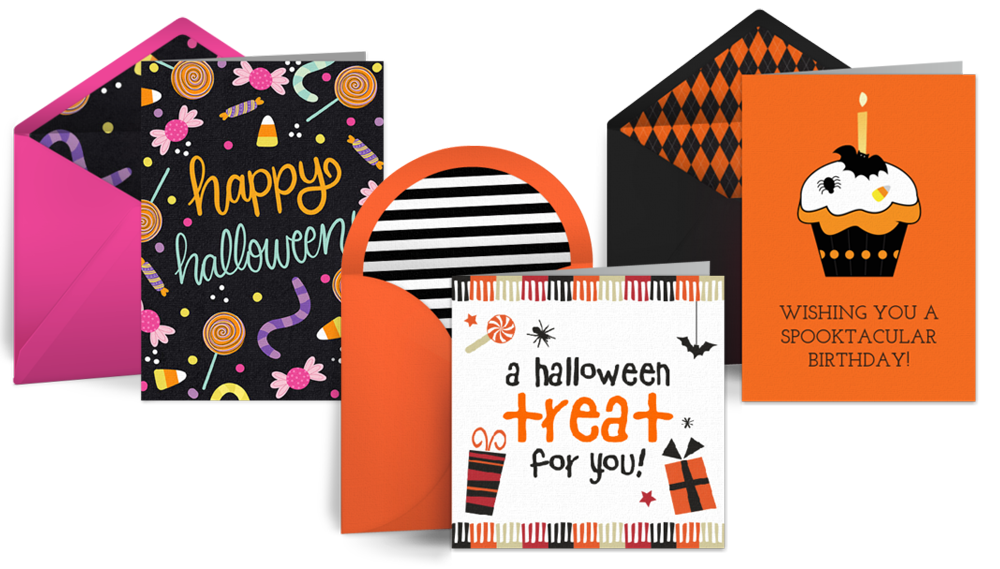 halloween birthday cards