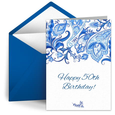 50th Birthday eCard from Punchbowl
