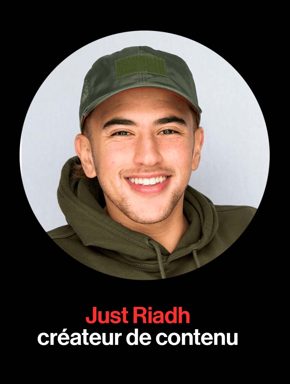 Just riadh, créateur de contenu, sa playlist à retrouver sur BrutX