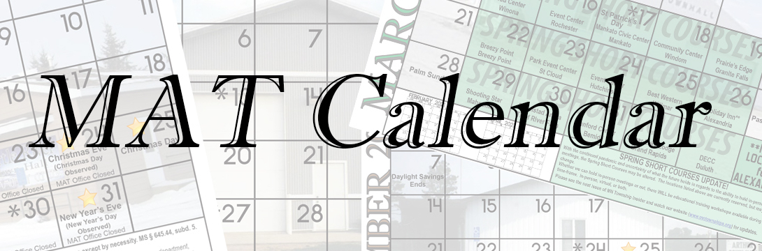 MAT Calendar Important Dates
