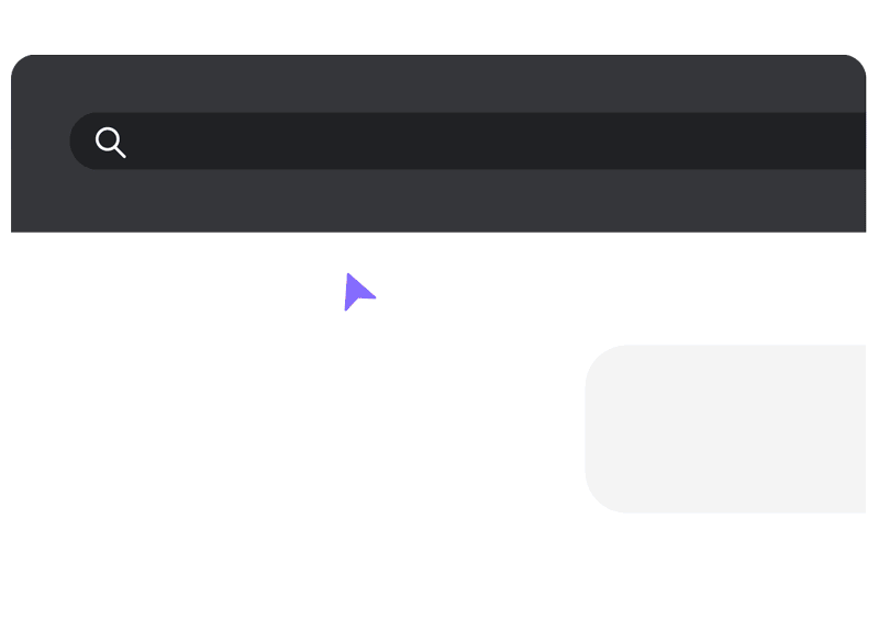 Search without stress