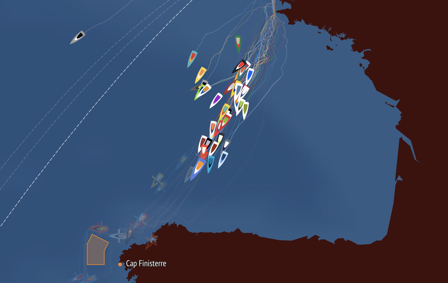 Carte Cap Finisterre Nicolas