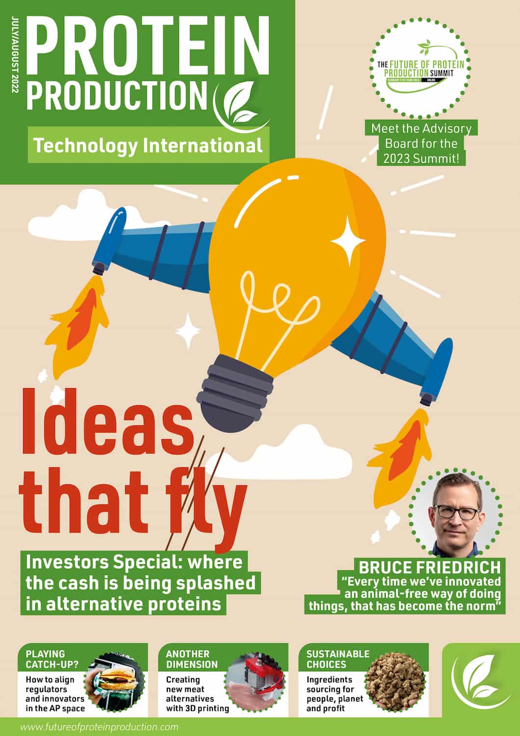 the future of protein production magazine cover