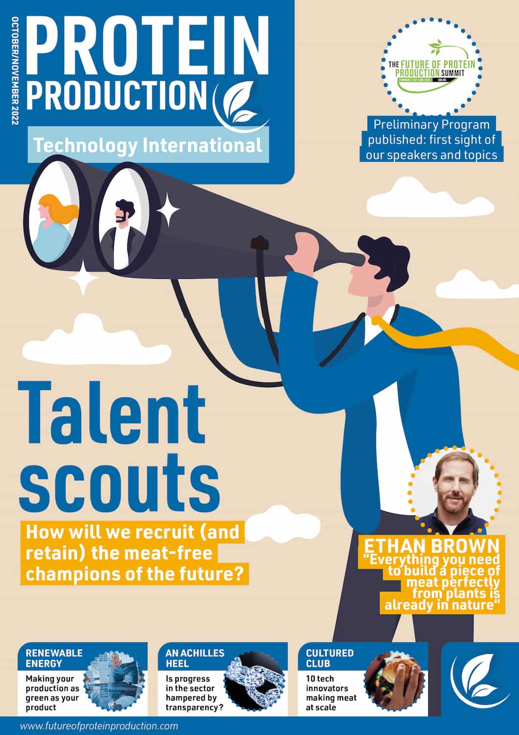 the future of protein production magazine cover