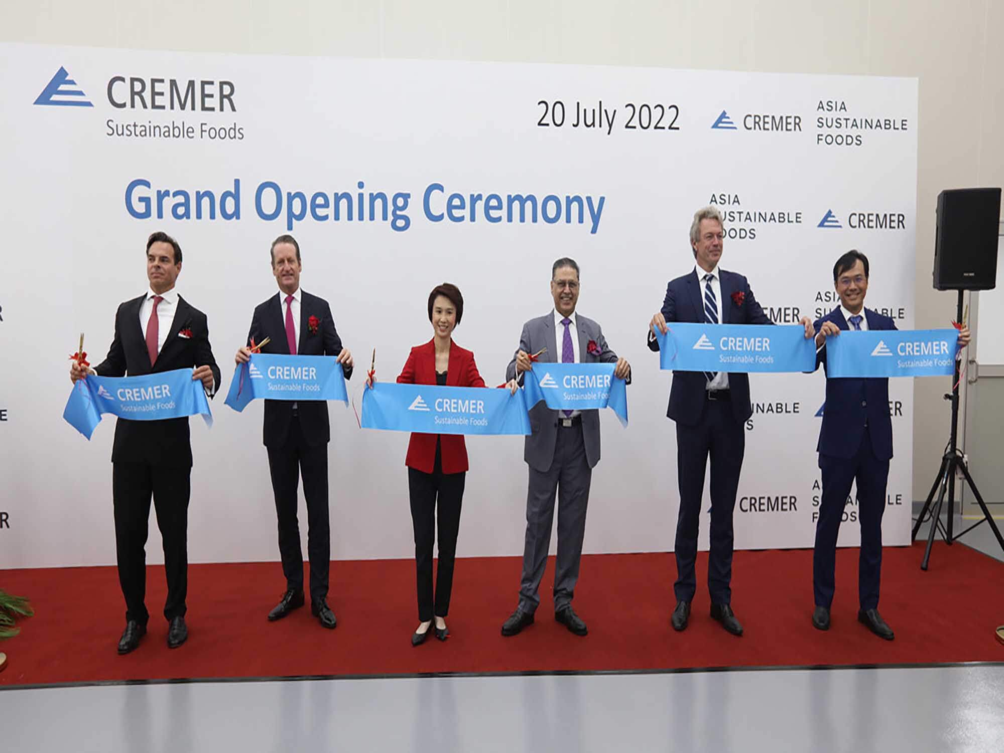 Asia Sustainable Foods Platform and Cremer JV’s first contract manufacturing facility brings alternative protein closer to Asian consumers