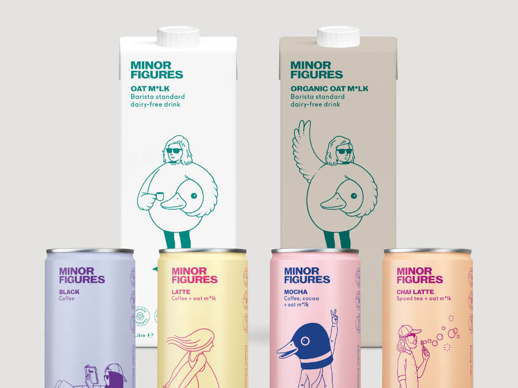 Danone and Green Monday Invest in Barista-Favorite Minor Figures Oat Milk