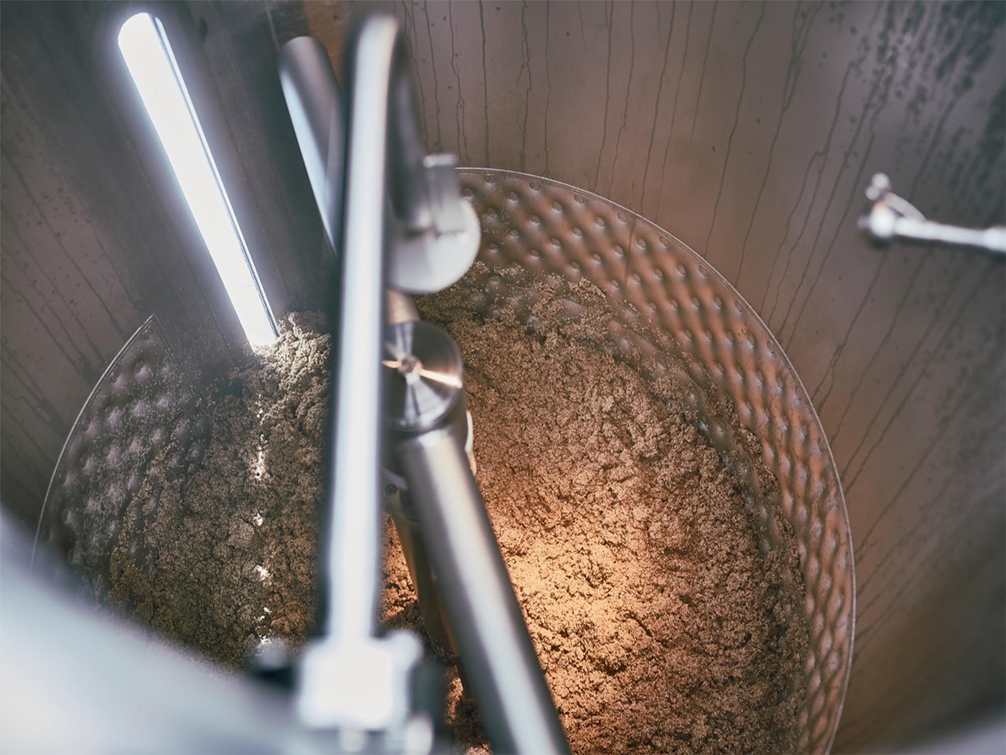 Putting residual materials from the brewing process to good use