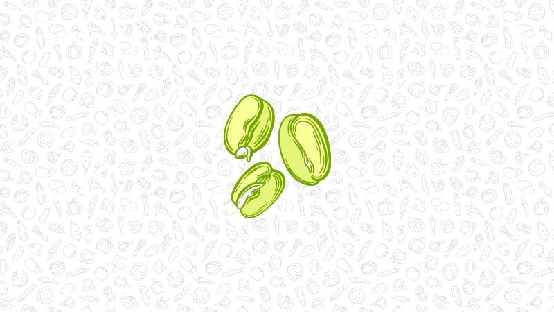 an illustration of three sprouted grains