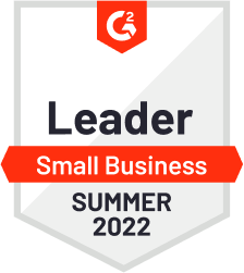 high performer small business in spring 2022 report by G2