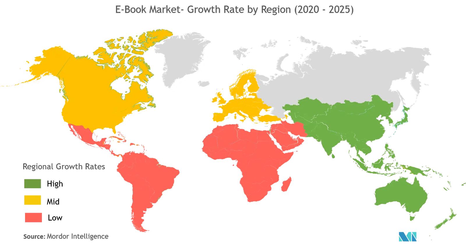 ebook market-growth rate