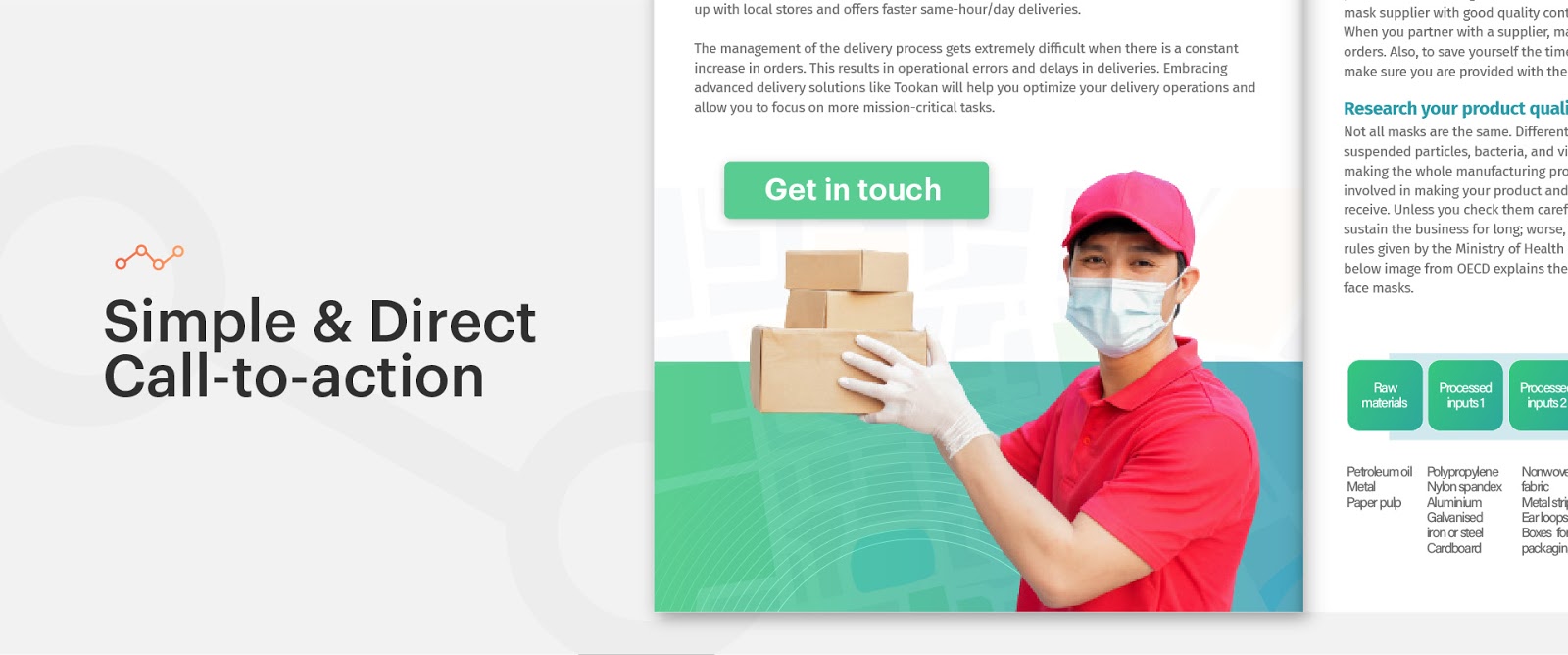 Simple & Direct Call-to-action