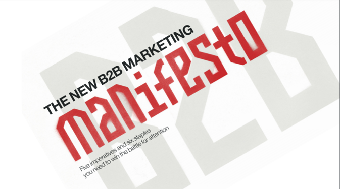 b2b manifesto message