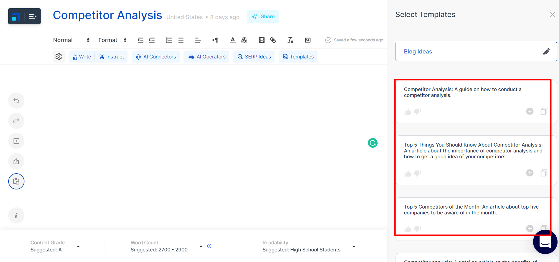 Blog Ideas Generator