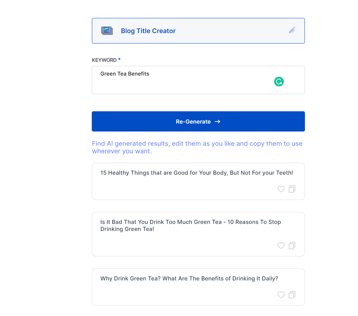 Optimize your headline and copy