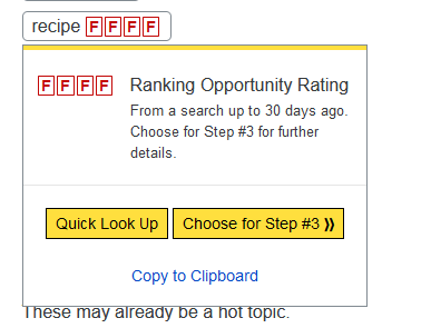 Screenshot of YouTube Keyword Tool by Morning Fame Opportunity Keyword