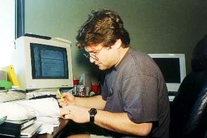 Gabe Newell Young