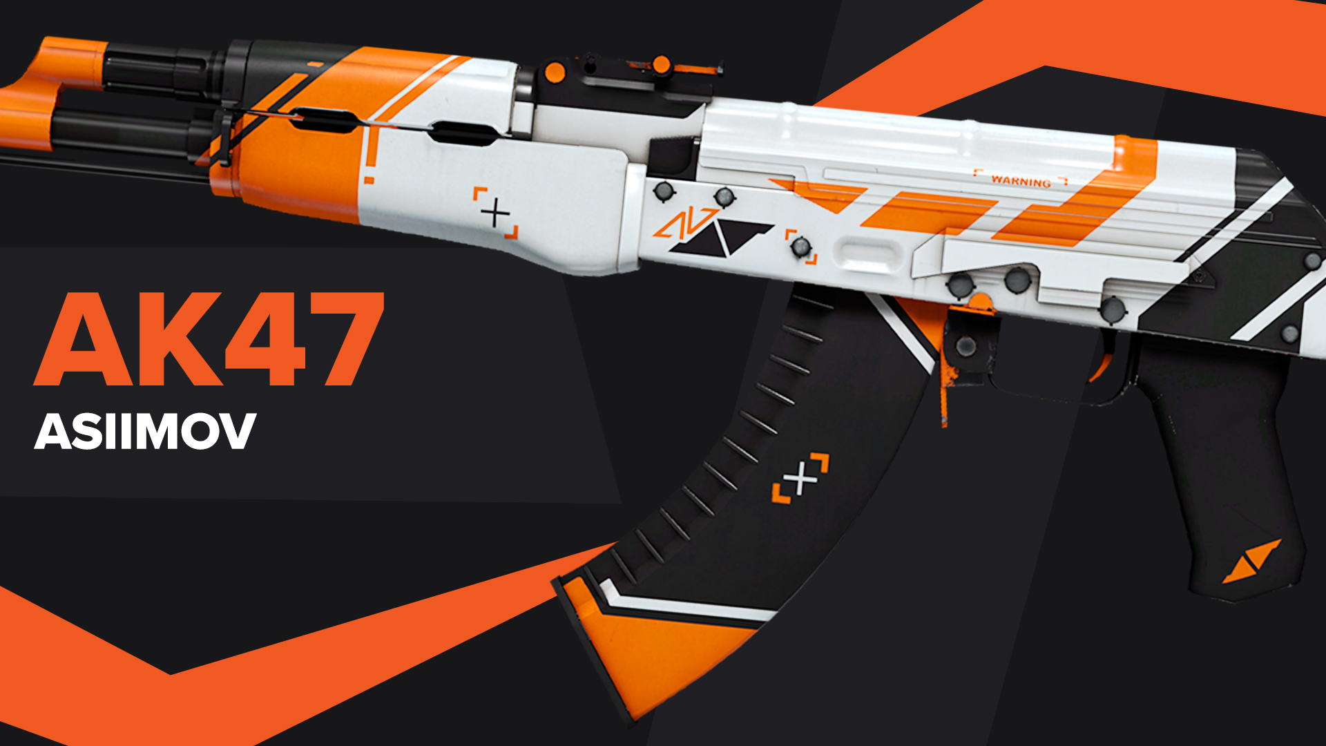 AK47 Asiimov CSGO Skin