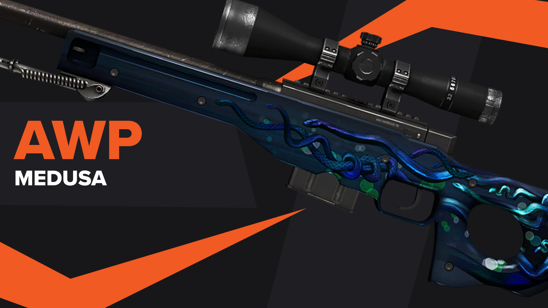 AWP Medusa CSGO Skin