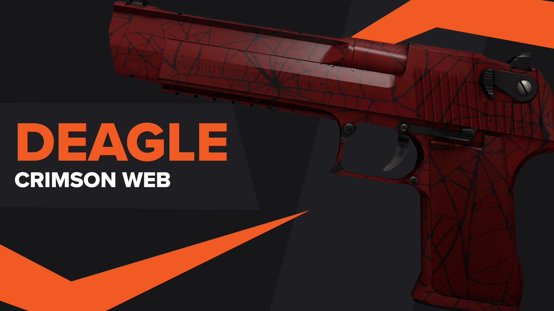 DESERT EAGLE Crimson Web CSGO Skin