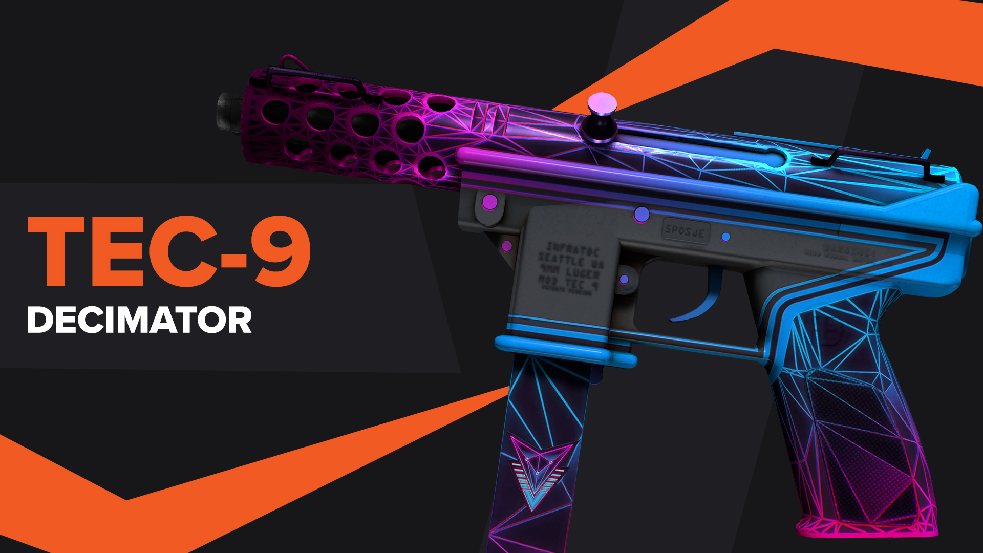 TEC 9 Decimator CSGO Skin