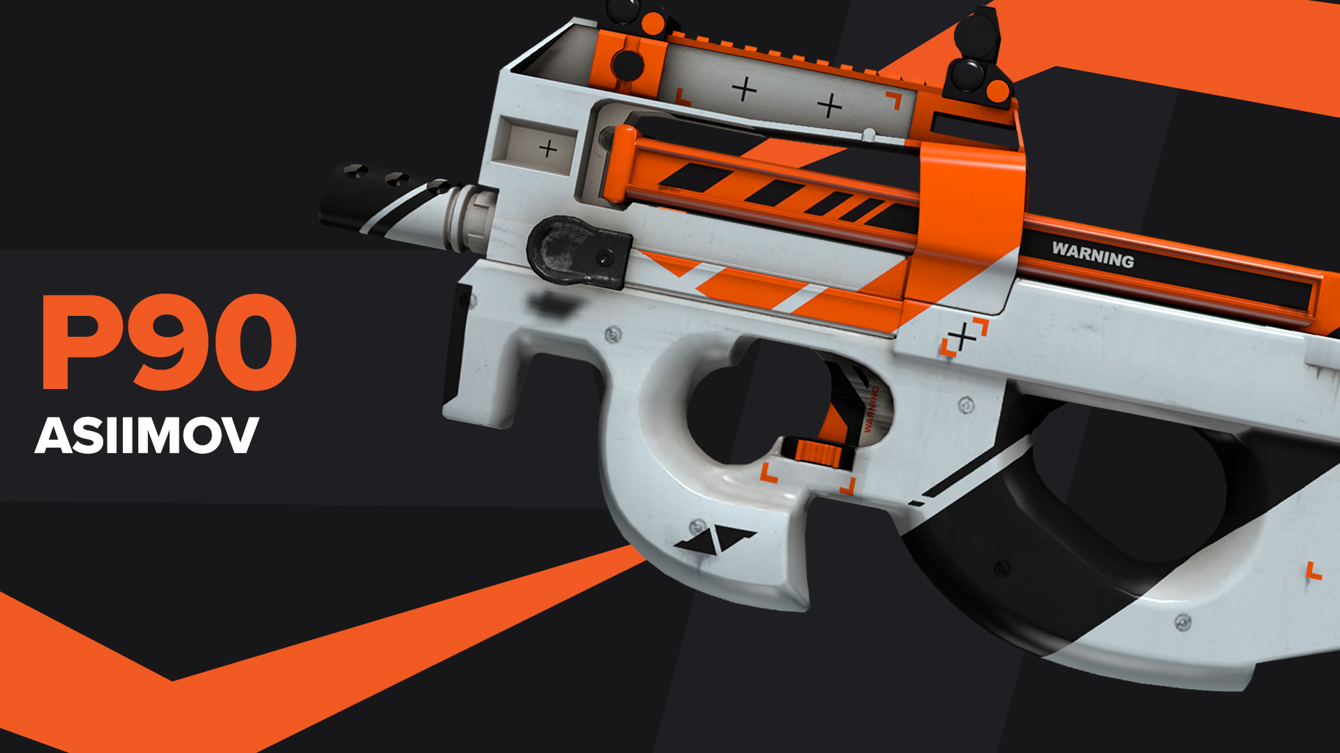 P90 Asiimov CSGO Skin