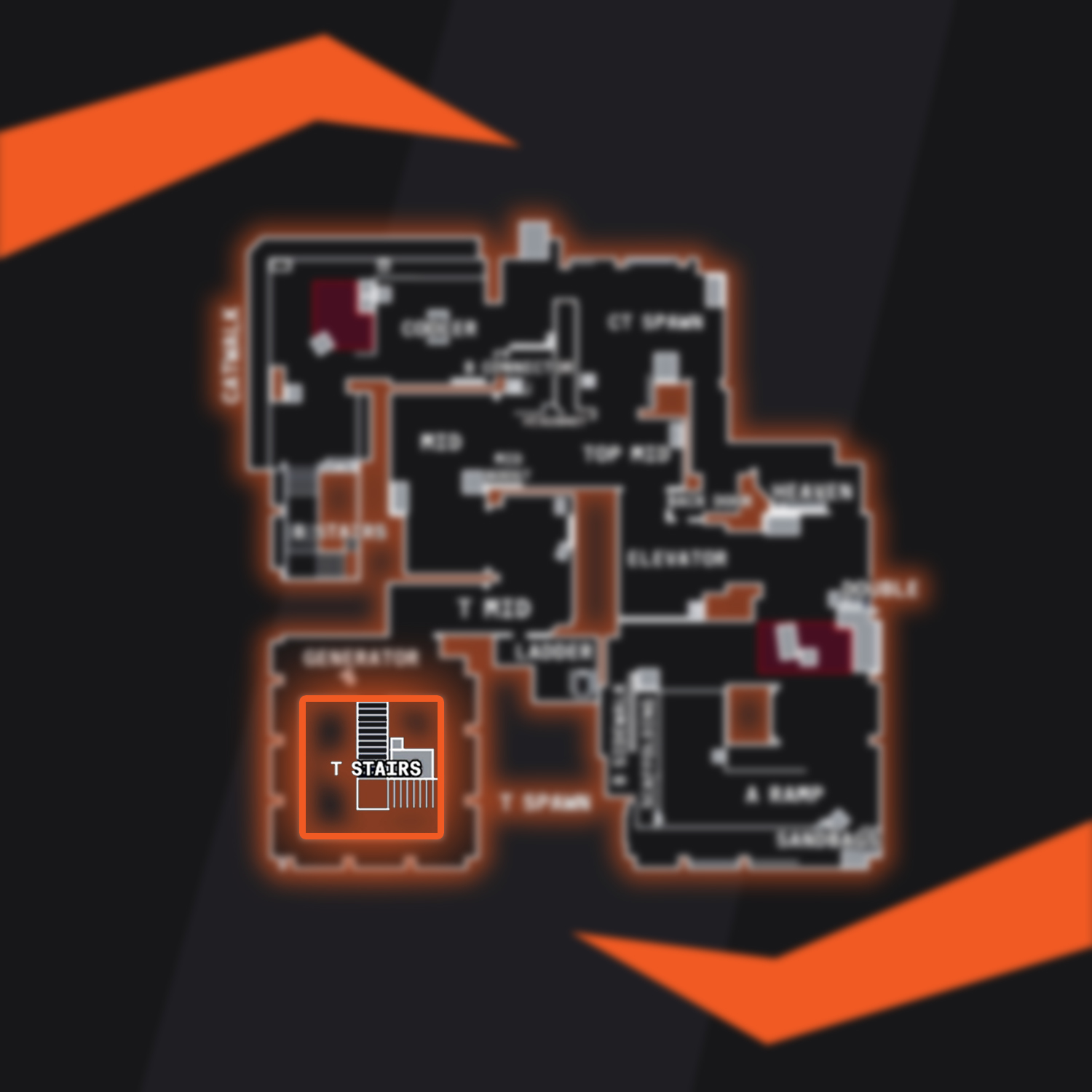 Vertigo Stairwell CSGO Callout