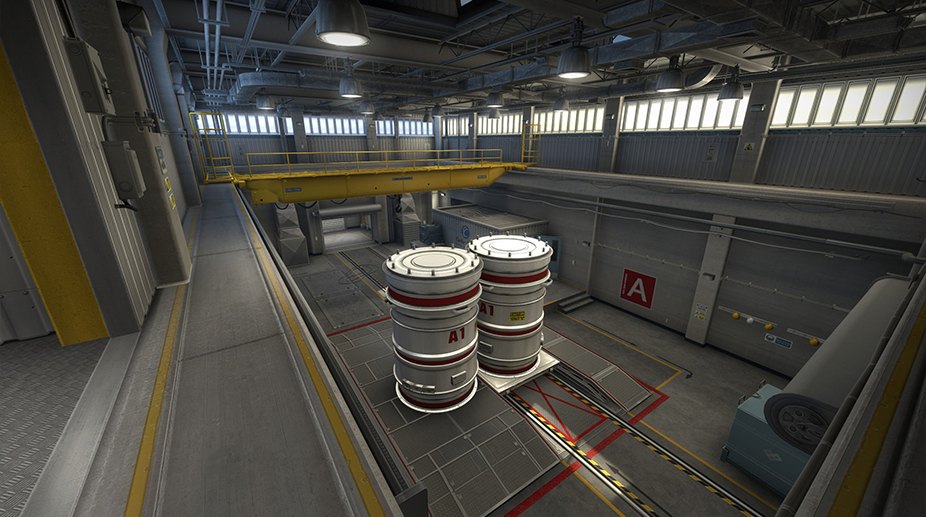 CSGO Nuke Bombsite A