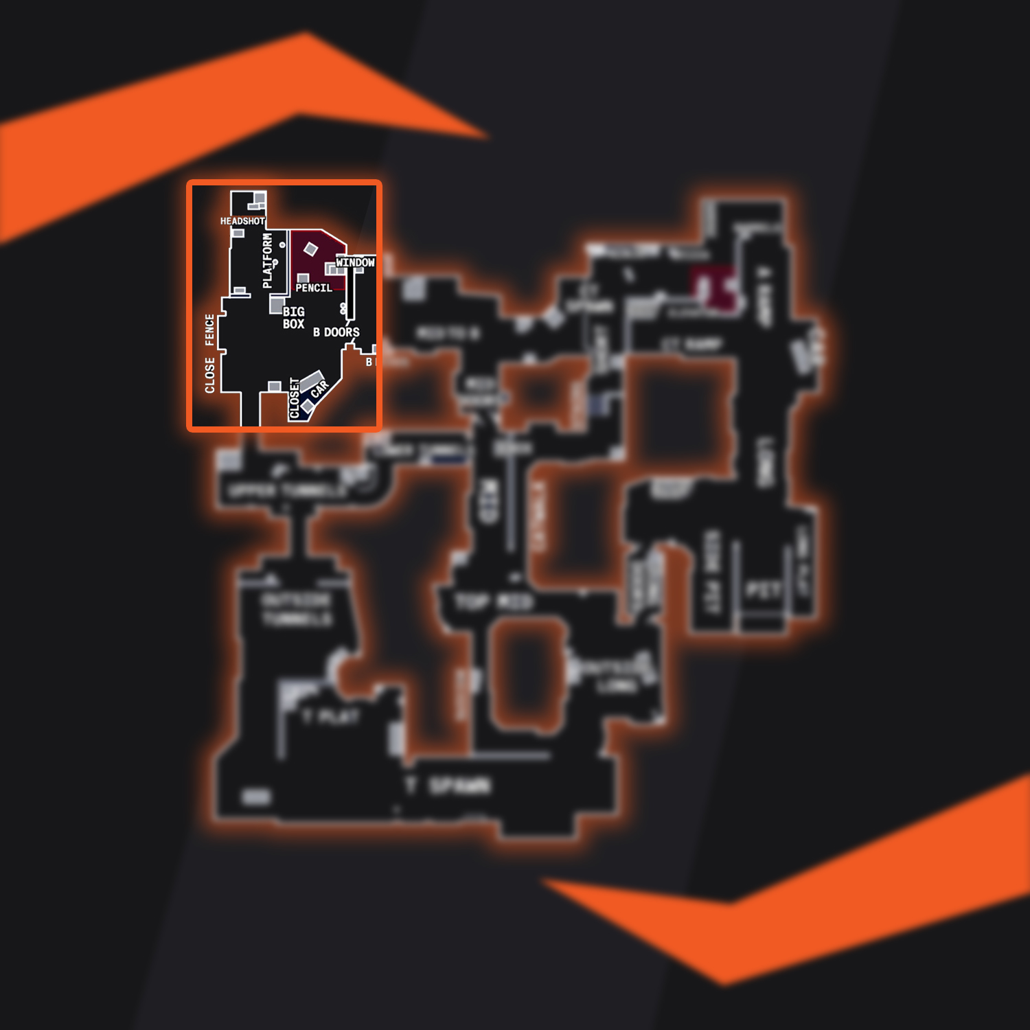 Dust 2 Map Overview Bombsite B