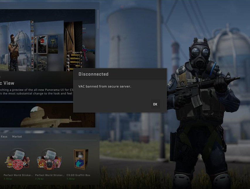 CS GO Smurfing VAC Ban