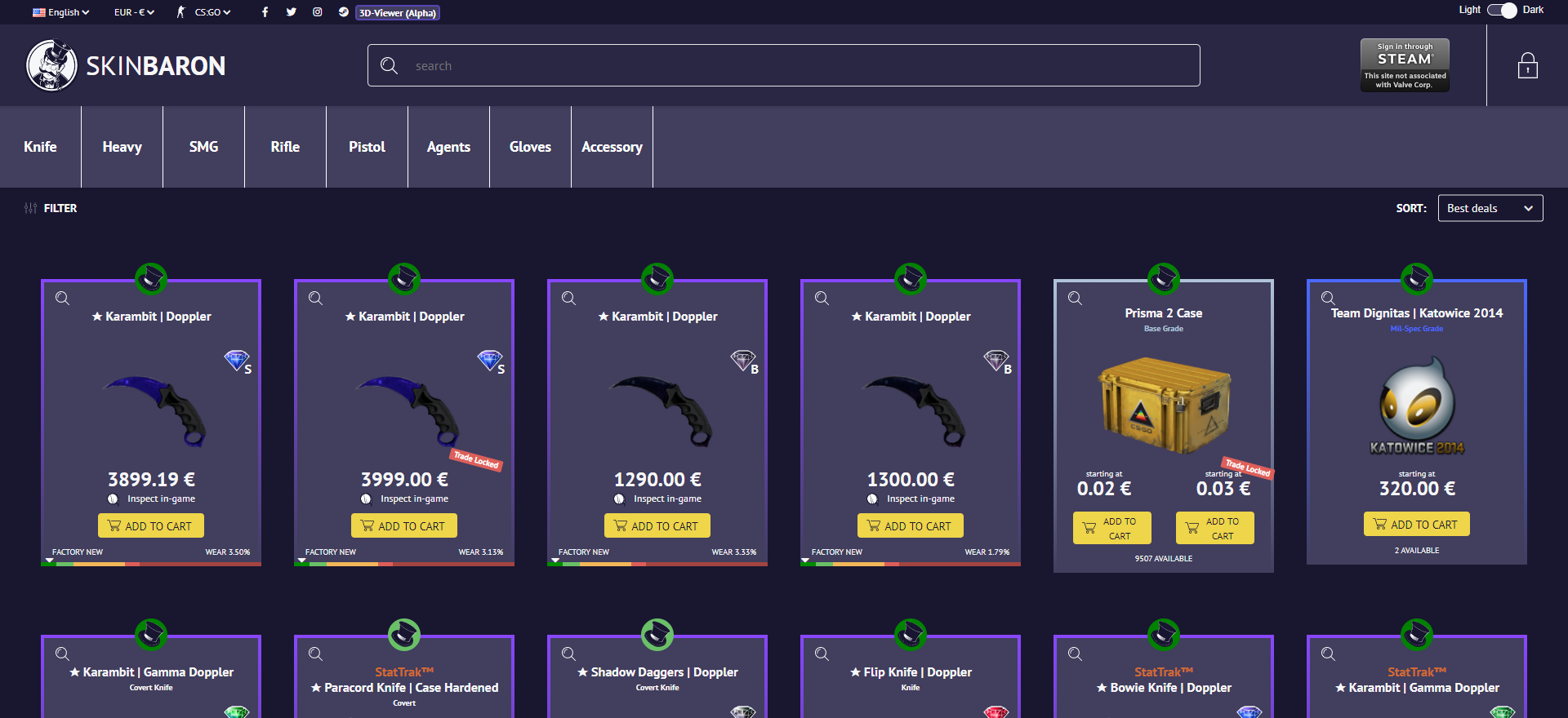 CSGO Buy CSGO Skins CSMoney