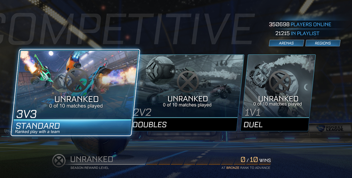 Rank reset Rocket League