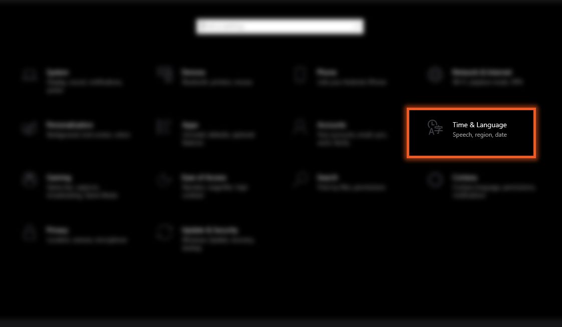 Synchronize Time settings windows 10
