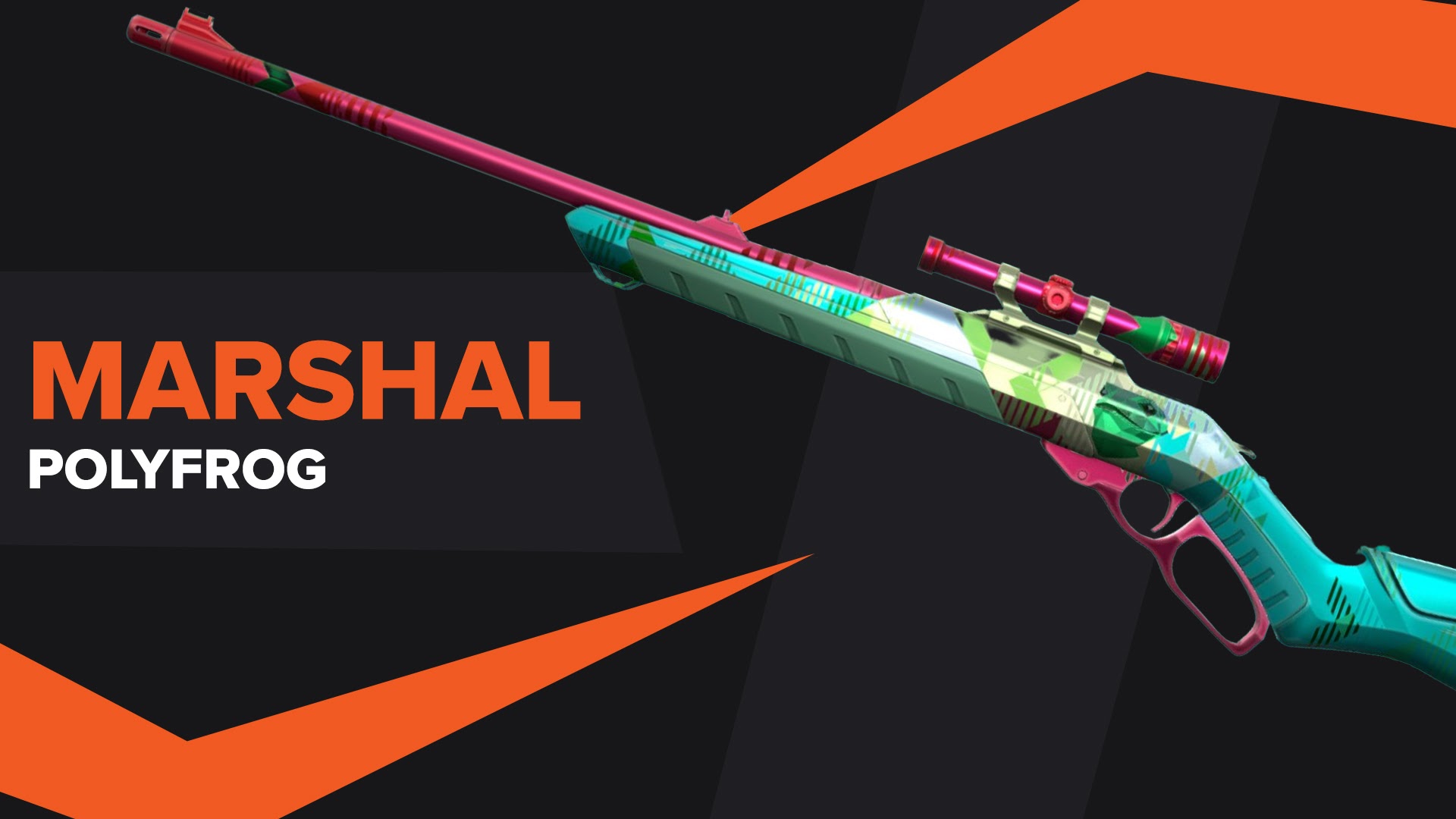 Marshal Polyfrog Skin Valorant