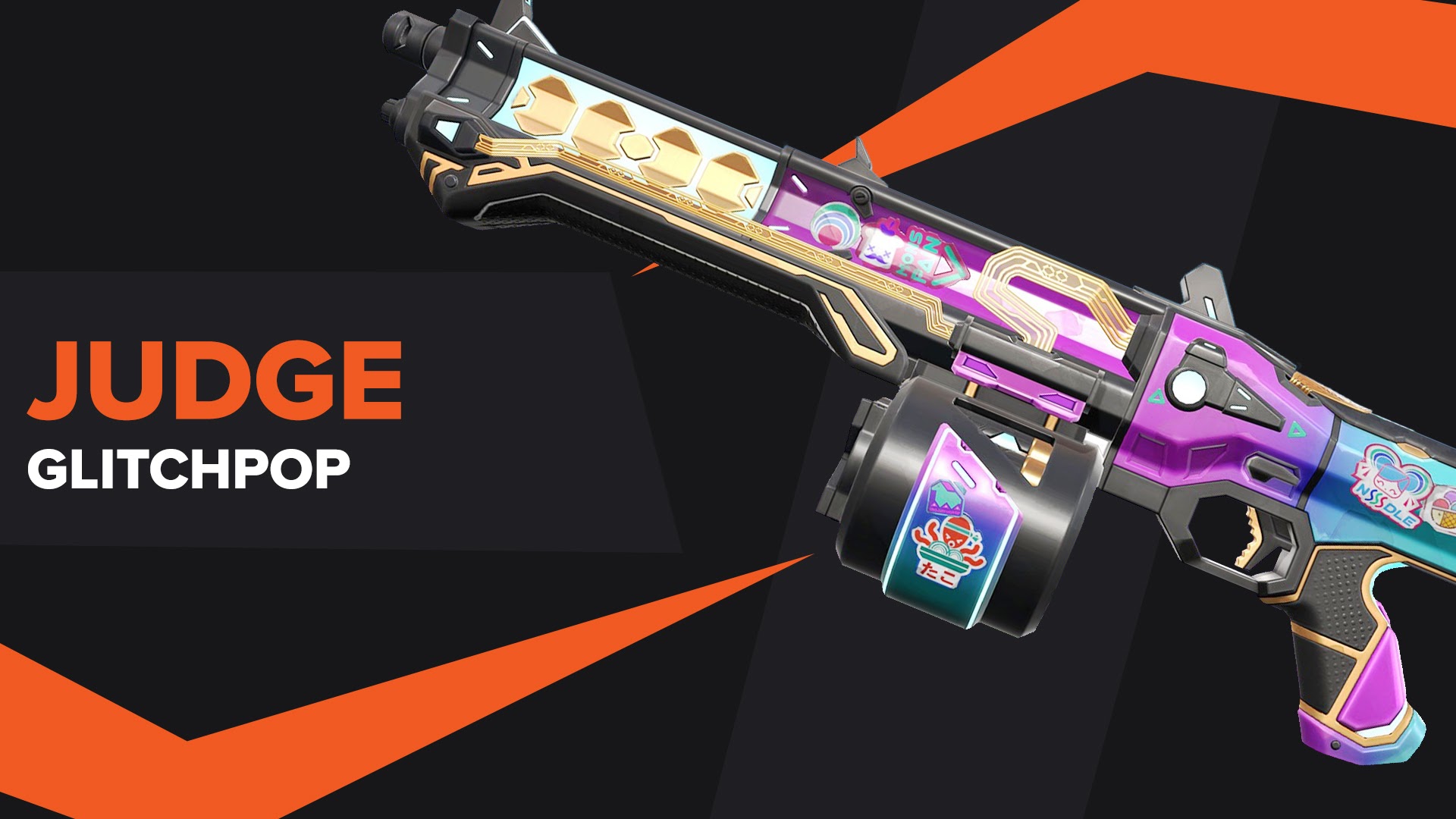 Judge Glitchpop Valorant Skin