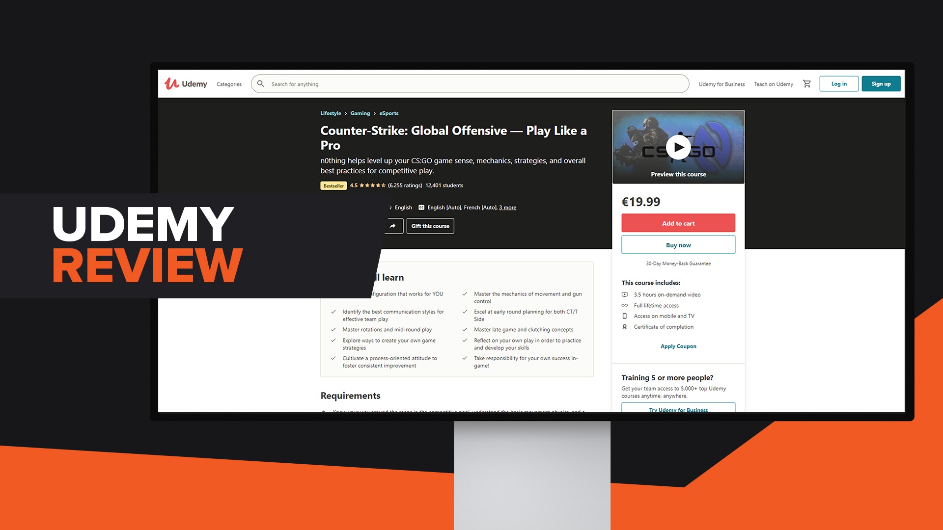 CSGO Course Udemy Review