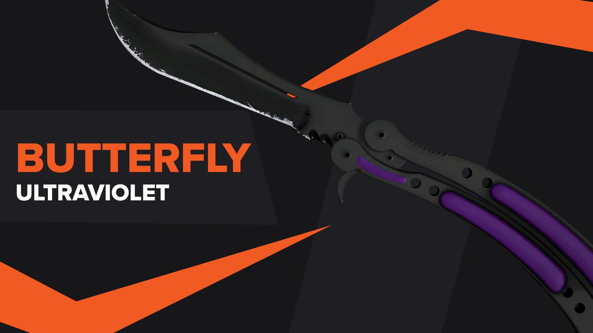 Butterfly Ultraviolet CSGO Skin