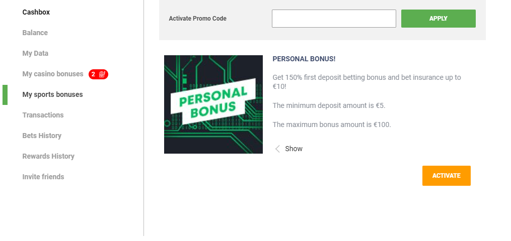 GGBet Welcome Bonus