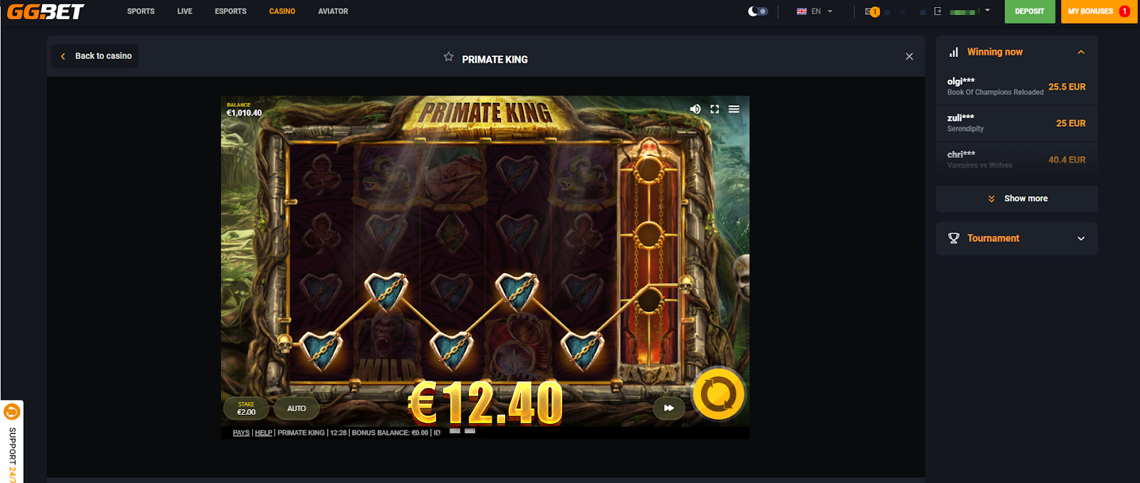GGBet Casino Slots