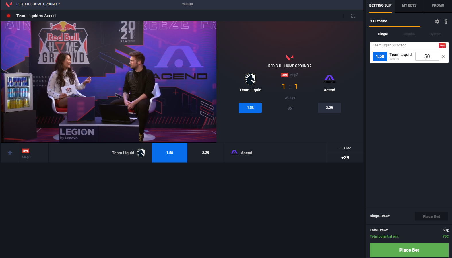 GGBet Valorant Betting