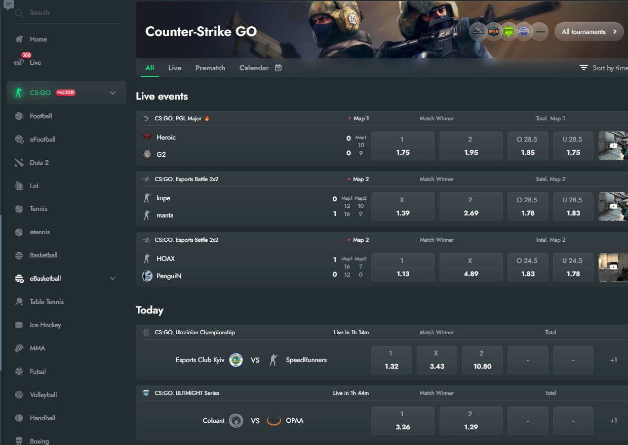 Esports Betting Gamdom