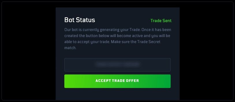 Skincashier Item Trade